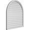 Ekena Millwork Round Top Surface Mount PVC Gable Vent: Functional, w/ 2"W x 2"P Brickmould Sill Frame, 38"W x 42"H GVPRT38X4203SF - alternate 2